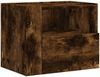 vidaXL Wand-Nachttisch Räuchereiche 45x30x35 cm 848319 Bild 2