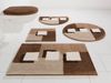OTTO home Badematte Ada, Badvorleger, Badezimmer Teppich, Höhe 21 mm, rutschhemmend beschichtet, schnell trocknend, strapazierfähig, fußbodenheizungsgeeignet, Polyester, rund, Badteppich, Badematten auch als 3 teiliges Set erhältlich Bild 2