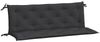 vidaXL Gartenbank-Auflagen 2 Stk. Schwarz 150x50x7 cm Oxford-Gewebe 361704 Bild 2