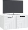 vidaXL Wandmontierter TV-Schrank Weiß 59,5 x 31 x 30 cm Holzwerkstoff 898705 Bild 3