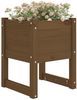 vidaXL Pflanzkübel 2 Stk. Honigbraun 40x40x52,5 cm Massivholz Kiefer 822114 Bild 3