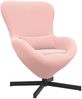 vidaXL Eiersessel Rosa 63 x 73 x 90 cm Stoff 42002770 Bild 2