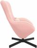 vidaXL Eiersessel Rosa 63 x 73 x 90 cm Stoff 42002770 Bild 4