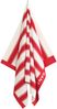 GANT Strandtuch - YACHT STRIPE BEACH TOWEL, Duschtuch, Bio-Baumwolle, Streifen Rot 100x180cm Bild 3
