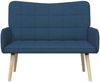 vidaXL 2-Sitzer Sofa Blau 115 x 61 x 87 cm Stoff 42028899 Bild 4