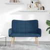 vidaXL 2-Sitzer Sofa Blau 115 x 61 x 87 cm Stoff 42028899 Bild 3