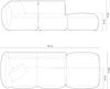 Micadoni Modulares Sofa Chris 3-Sitzer Rechts Samt Sand Bild 5