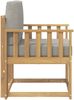 vidaXL 2 Stück Outdoor-Sofagarnitur Polyester Weiß und Hellgrau 3438970 Bild 4
