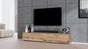 AX LIVING TV Schrank Designer Lowboard Eiche Wotan Loriano 2x100 cm Bild 3