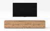 AX LIVING TV Schrank Designer Lowboard Eiche Wotan Loriano 2x100 cm Bild 2