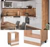 Vicco Küchenschrank Küchenzeile R-Line, Weiß Hochglanz, Herdumbauschrank 60 cm, ohne AP Bild 2