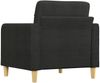 vidaXL Sofasessel Schwarz 60 cm Stoff 359079 Bild 5