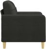 vidaXL Sofasessel Schwarz 60 cm Stoff 359079 Bild 4