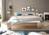 CANNES Futonbett 180x200 cm - Minimalistisches Doppelbett in Eiche San Remo Optik - 185 x 71 x 204 cm (B/H/T) Bild 3