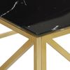 vidaXL Couchtisch Golden Edelstahl und Hartglas 349980 Bild 5