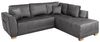 riess-ambiente Ecksofa NORWAY 250cm grau - Samt, Velours, Rundumbezug, Stauraum, inkl. Kissen, Einzelartikel 1 Teile, Modernes Ecksofa - ideal für Wohn- und Esszimmer und große Apartments Bild 2