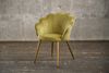 KAWOLA Stuhl CARLA Esszimmerstuhl Velvet grün Fuß gold 79 x 58 x 65 cm Bild 2