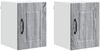 vidaXL Wandschrank PORTO 2 pcs Graues Sonoma 30 x 31 x 40 cm 885218 Bild 2