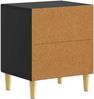 vidaXL Nachttisch Schwarz 43 x 34,5 x 50 cm Holzwerkstoff 895027 Bild 5