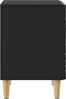 vidaXL Nachttisch Schwarz 43 x 34,5 x 50 cm Holzwerkstoff 895027 Bild 4