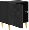 vidaXL Nachttisch Schwarz 43 x 34,5 x 50 cm Holzwerkstoff 895027 Bild 2