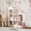 GarveeMore Kinderregal Kinder Bücherregal 7-Cubby Spielzeug Lagerung Aufbewahrungsregal Bild 3