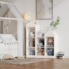 GarveeMore Kinderregal Kinder Bücherregal 7-Cubby Spielzeug Lagerung Aufbewahrungsregal Bild 2