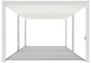 Weide Deluxe | Pergola Voll Aluminium freistehend | 3,6 x 5,3 M | Lamellendach weiß Bild 2