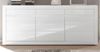 Imv 'Nobile' Sideboard, hochglanz weiß / Stone Design grau, 217 x 90 cm Bild 2