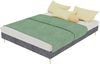 Modern minimalist bed frame, 140*200CM, gray, Dutch velvet material, low box, modern style bedroom furniture, does not include gas lift, does not include headboard and mattress. Bild 3