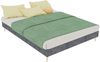 Modern minimalist bed frame, 140*200CM, gray, Dutch velvet material, low box, modern style bedroom furniture, does not include gas lift, does not include headboard and mattress. Bild 2