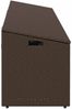 vidaXL Garten-Auflagenbox Braun 220x50x58 cm Poly Rattan 4104075 Bild 5