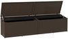 vidaXL Garten-Auflagenbox Braun 220x50x58 cm Poly Rattan 4104075 Bild 4