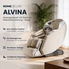 HOME DELUXE Massagesessel ALVINA mit Premium Webstoffpolsterung - Beige Bild 2