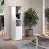 Universalschrank Wido Weiß/Sonoma 30.2 x 120 cm mit einer Tür Vicco Bild 3