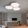 LED Deckenleuchte, opal, 3 flammig, modern, L 52cm Bild 2