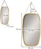 Spiegel Mirno Bambus 44 x 78 cm mit verstellbarem Gurt Vicco Bild 2