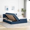 vidaXL Aufbewahrungsbett mit Matratze Blau 180 x 200 cm Kunstleder 3370930 Bild 4