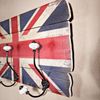 Flurgarderobe 30x80CM England Flaggen Aufdruck + Spruch Carry on Querformat Bild 2