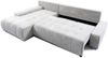 Ecksofa Sofa mit Schlaffunktion VOGAR Stoff Poso Honiggelb Ottomane Links Bild 2