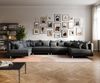 Wohnlandschaft Clovis XL Schwarz Modulsofa erweiterbar Bild 2