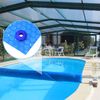 Pool Solarfolie 549 cm in blau Solarplane Solarheizung Abdeckplane Poolheizung Wärmeplane Ösen Bild 5