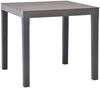 vidaXL Gartentisch mit 2 Bänken Kunststoff Braun 48779 Bild 4