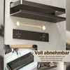 ibettertec Duschablage Edelstahl Eckregal ohne Bohren,in Größen 30/40/50 cm,Duschkorb, Aluminium Rostfrei,Badezimmer Duschablage, Schwarzes Wandregal für Bad und Küche, inkl. Gewürzregale Bild 2