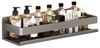 ibettertec Duschablage Edelstahl Eckregal ohne Bohren,in Größen 30/40/50 cm,Duschkorb, Aluminium Rostfrei,Badezimmer Duschablage, Schwarzes Wandregal für Bad und Küche, inkl. Gewürzregale Bild 4