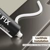 ibettertec Duschablage Edelstahl Eckregal ohne Bohren,in Größen 30/40/50 cm,Duschkorb, Aluminium Rostfrei,Badezimmer Duschablage, Schwarzes Wandregal für Bad und Küche, inkl. Gewürzregale Bild 3