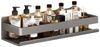 ibettertec Duschablage Edelstahl Eckregal ohne Bohren,in Größen 30/40/50 cm,Duschkorb, Aluminium Rostfrei,Badezimmer Duschablage, Schwarzes Wandregal für Bad und Küche, inkl. Gewürzregale Bild 5
