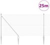 vidaXL Schweißdrahtzaun mit Spikes 25 x 1,4 m Verzinkter Stahl Silber 3351969 Bild 3