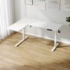 BBWL Computertisch Elektrischer höhenverstellbarer Schreibtisch mit 15 mm P2-Spanplatte (Packung, 2 AC + 2 USB Anschlüssen, Becherhalter & Kopfhörerhaken), 73–118 cm höhenverstellbar Bild 3