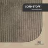 ROHRSCHNEIDER Hundebett - Cord, Hundekorb, Tierbett, Wendekissen, Bezug waschbar, rutschfest Taupe 15x55x42cm Bild 4